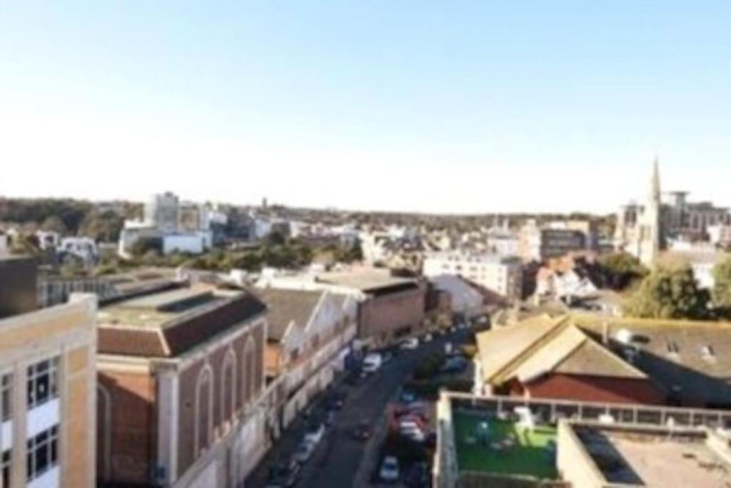 The Pad By The Beach Penthouse Apartment With Sunset And City Views Bournemouth Exterior foto